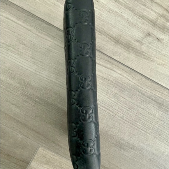 Gucci GG Twins Guccissima Zip Around Continental Wallet Black - Picture 4 of 14